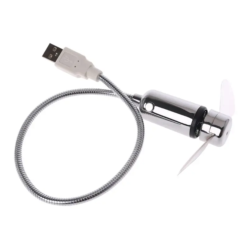 Flexible Gooseneck USB LED Clock Fan with Real Time Display For Notebook PC | Компьютеры и офис