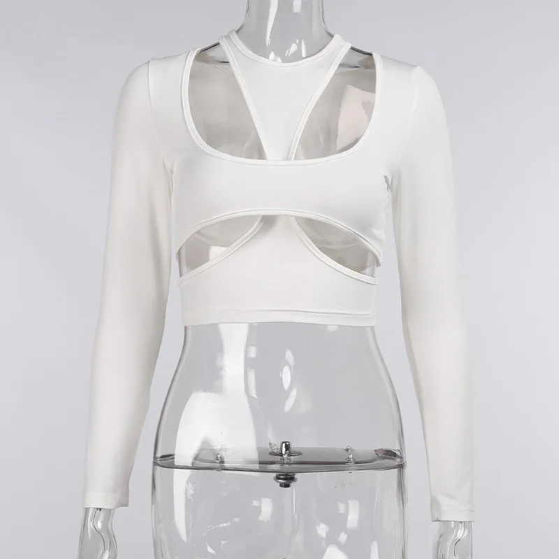 Сексуальная одежда с длинным рукавом для ночного клуба танца на шесте