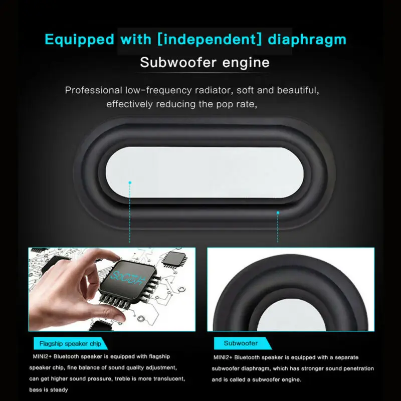 Беспроводная Водонепроницаемая Bluetooth колонка портативный уличный стерео бас