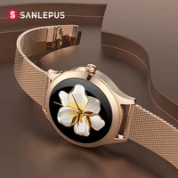 2021 sanlepus stylish womens smart watch luxury waterproof wristwatch stainless steel casual girls smartwatch for android ios