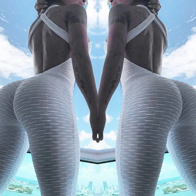 Loozykit Женский комплект для йоги сиамские брюки с высокой посадкой одежда фитнеса