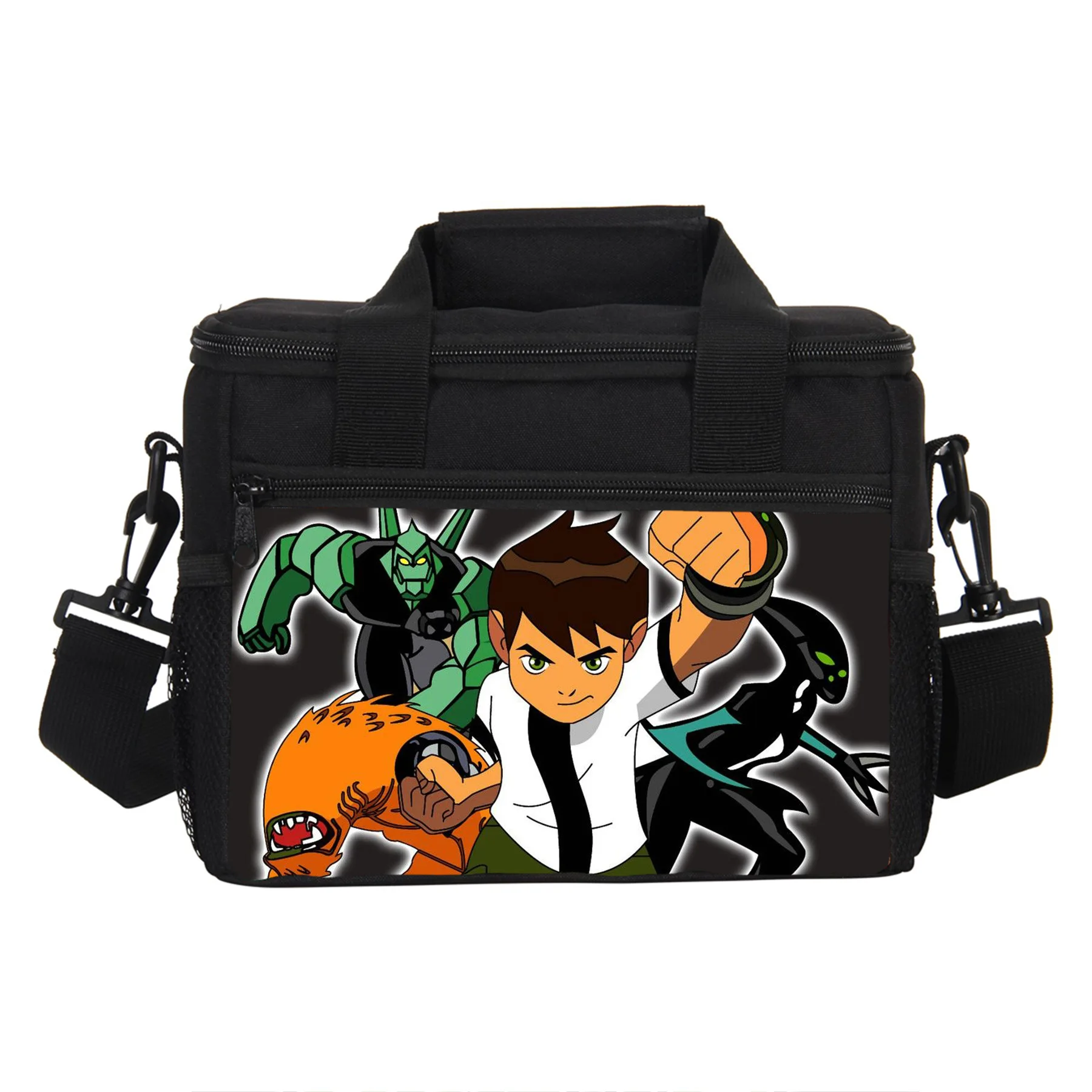 Карикатурные Защитники Земли BEN10 Портативная сумка для обеда в школу Ранний обеденный ящик для детей и студентов.