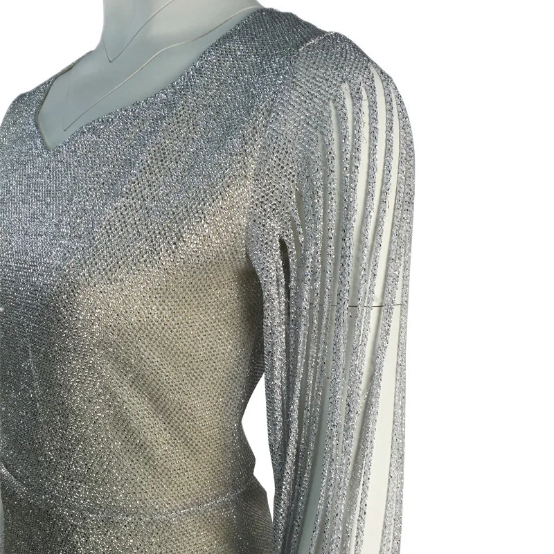 Женское платье посылка в стиле хип хоп повседневное весеннее приталенное с v