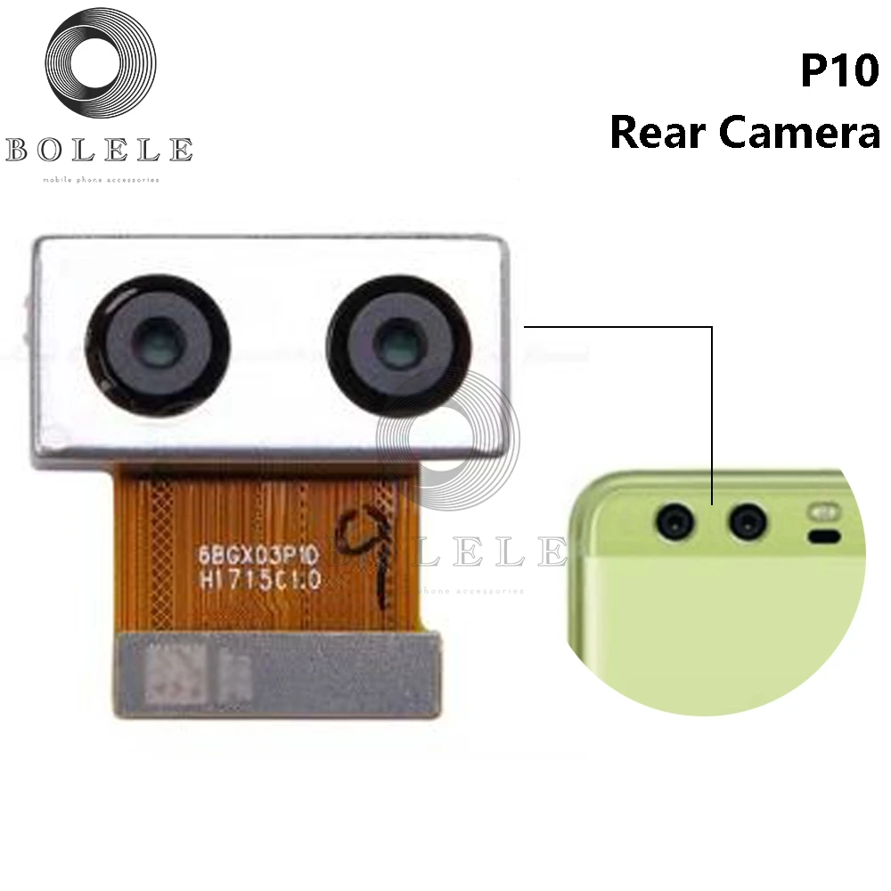 Оригинальная маленькая фронтальная камера для Huawei P10 задняя основная большая