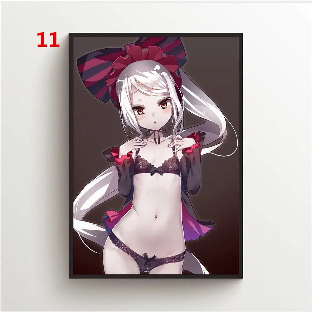 Постеры аниме Overlord Shalltear Bloodfallen для стен - живопись на холсте, декоративные фотографии для детской комнаты.