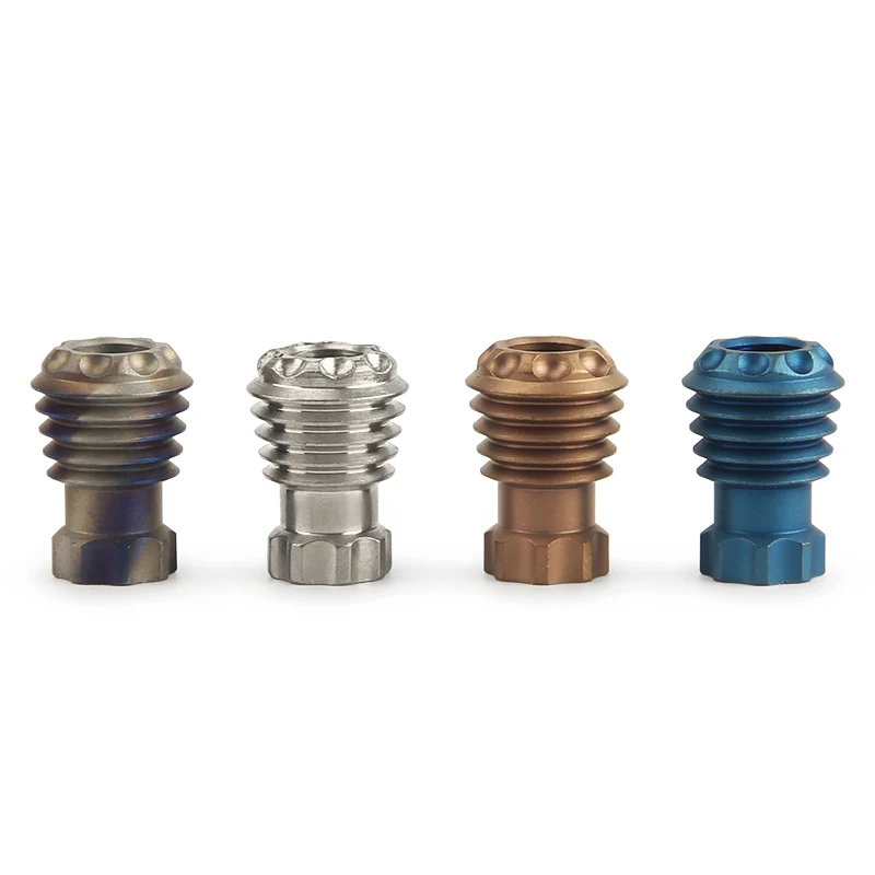 Сделай Сам TC4 титановый сплав нож бусины ПАРАКОРД БРЕЛОК бусина Зонт веревка шнур