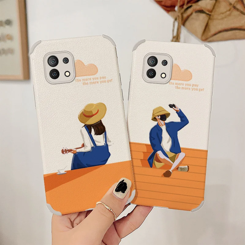 

Guitar Girl Phone Case For Xiaomi Mi 11 11lite 11Ultra 11i 10T 10TPro 10TLite 10 10S lite Pro Poco F2 X2 F3 Pro Lambskin Cover