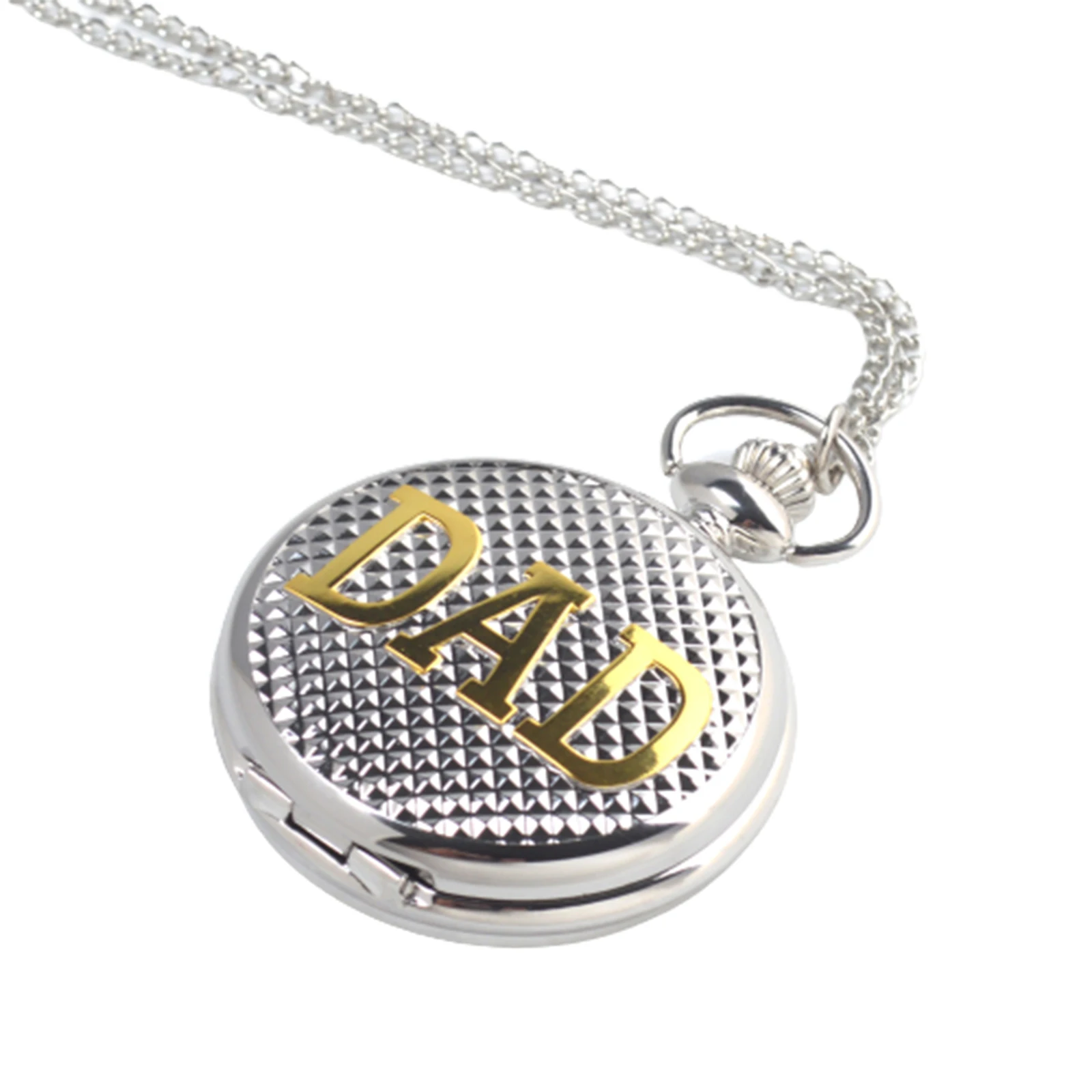 Кварцевые карманные часы в стиле ретро с выемкой и кнопкой на День отца 377 |