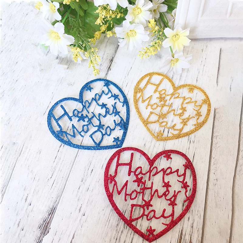 Металлические Вырубные штампы для мам сделай сам любовь буквы скрапбукинг