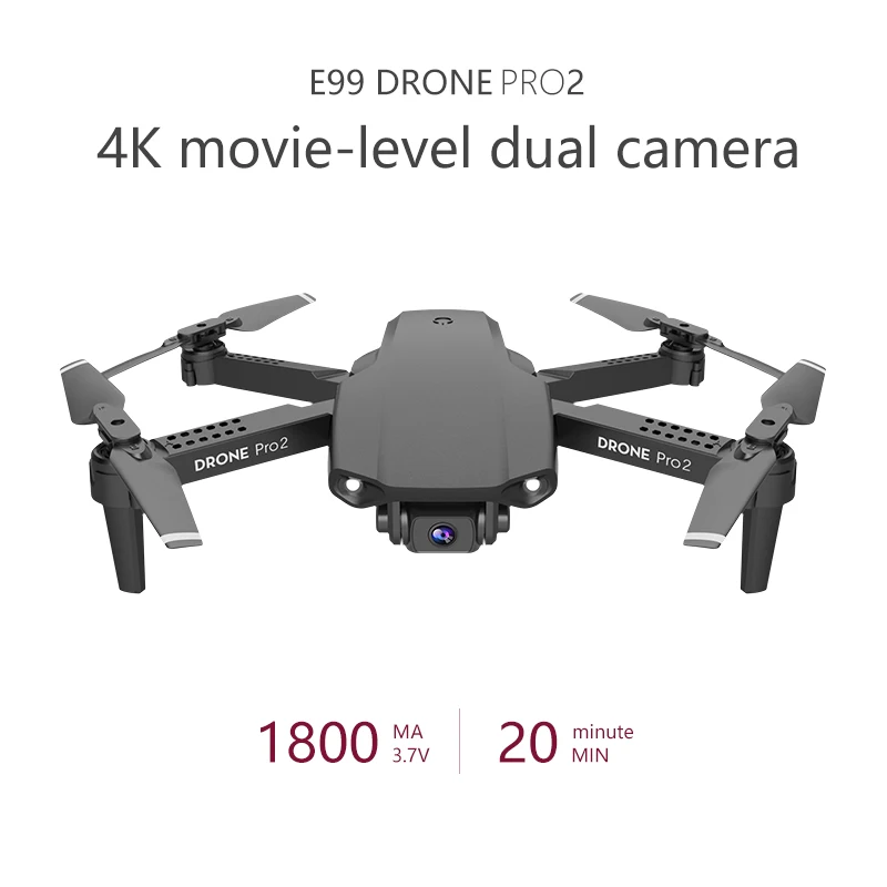 Мини-Квадрокоптер E99 Pro2 складной с HD-камерой 20 минут полета | Игрушки и хобби