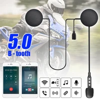 motorcycle helmet headset bluetooth compatible wireless helmet earphone with mic noise reduction hands free stereo headphone