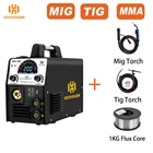 HZXVOGEN MIG185-II Mig Welder MIG LIFT TIG ARCMMA 3 в 1 функциональный газовый безгазовый полуавтоматический сварочный аппарат VS MIG250