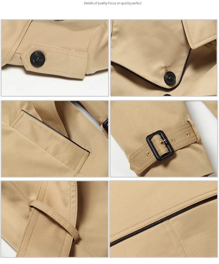 Новая весенне-осенняя Красивая Молодежная двубортная короткая ветровка мужская