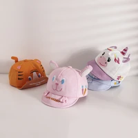 childrens hat new dinosaur unicorn soft eaves baby cap classic cartoon embroidery kids baseball caps boy girl snapback hats