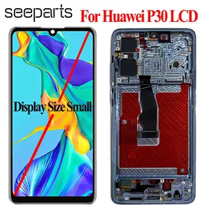 ЖК-дисплей TFT для Huawei P30, сенсорный экран с цифровым преобразователем в сборе, без распознавания отпечатков пальцев, зеркальная фотография P30, ЖК-дисплей L04