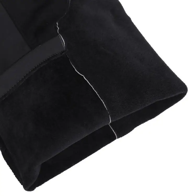 

women winter boots pointed head square heel 3CM color matching fashion short plush over the knee boots British style popular