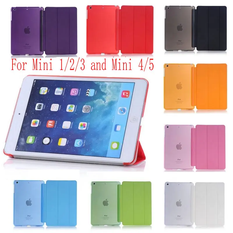 Тонкий Простой чехол для ipad mini 1 2 3 4 5 mini2 умный планшета mini1/2/3/4/5|Чехлы планшетов и