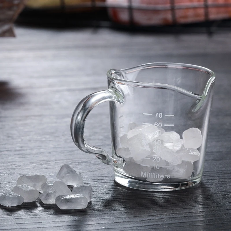 Креативная стеклянная чашка с двойным горлышком высокая термостойкость