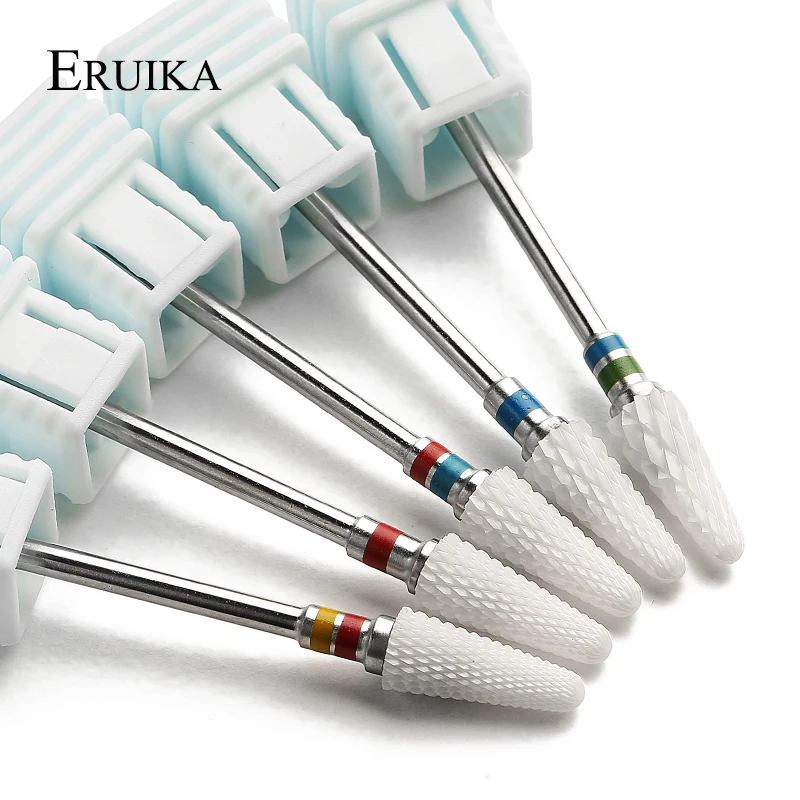 ERUIKA, 1 шт., фреза, керамический сверло для ногтей, электрические маникюрные машинки, педикюр, инструмент для маникюра