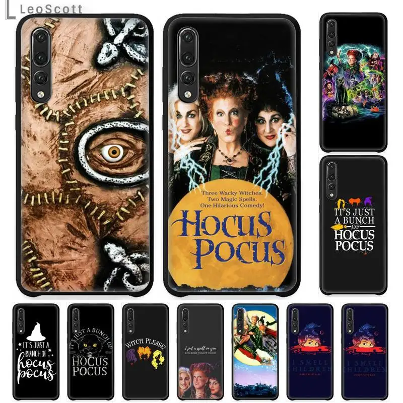 

Hocus Pocus movie funny Phone Case For Huawei honor Mate P 9 10 20 30 40 Pro 10i 7 8 a x Lite nova 5t Soft Silicone Shell Cover