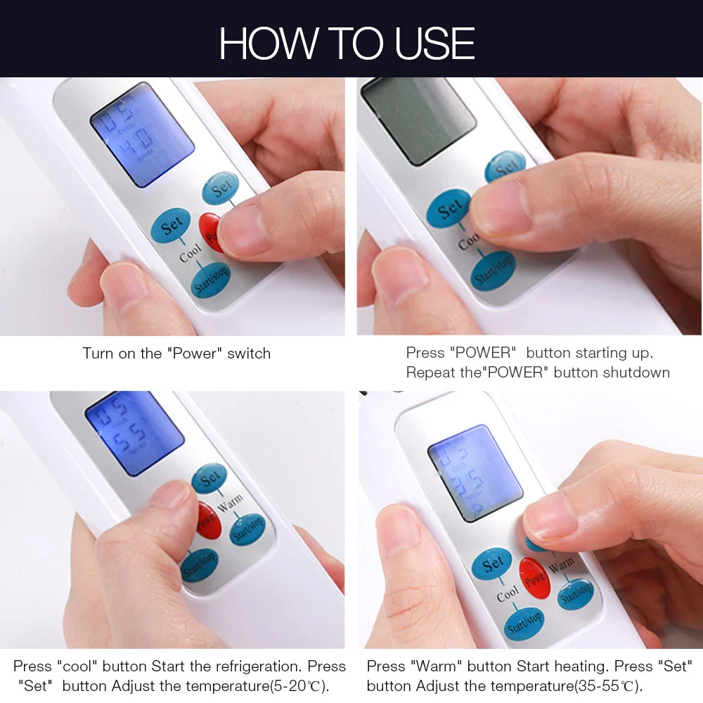 Koop Ultrasound Hot Koude Hamer Cryotherapie Warm Ice Verwarming Facial Skin Lifting Draai Huidverjonging Ultrasone Cryotherapie