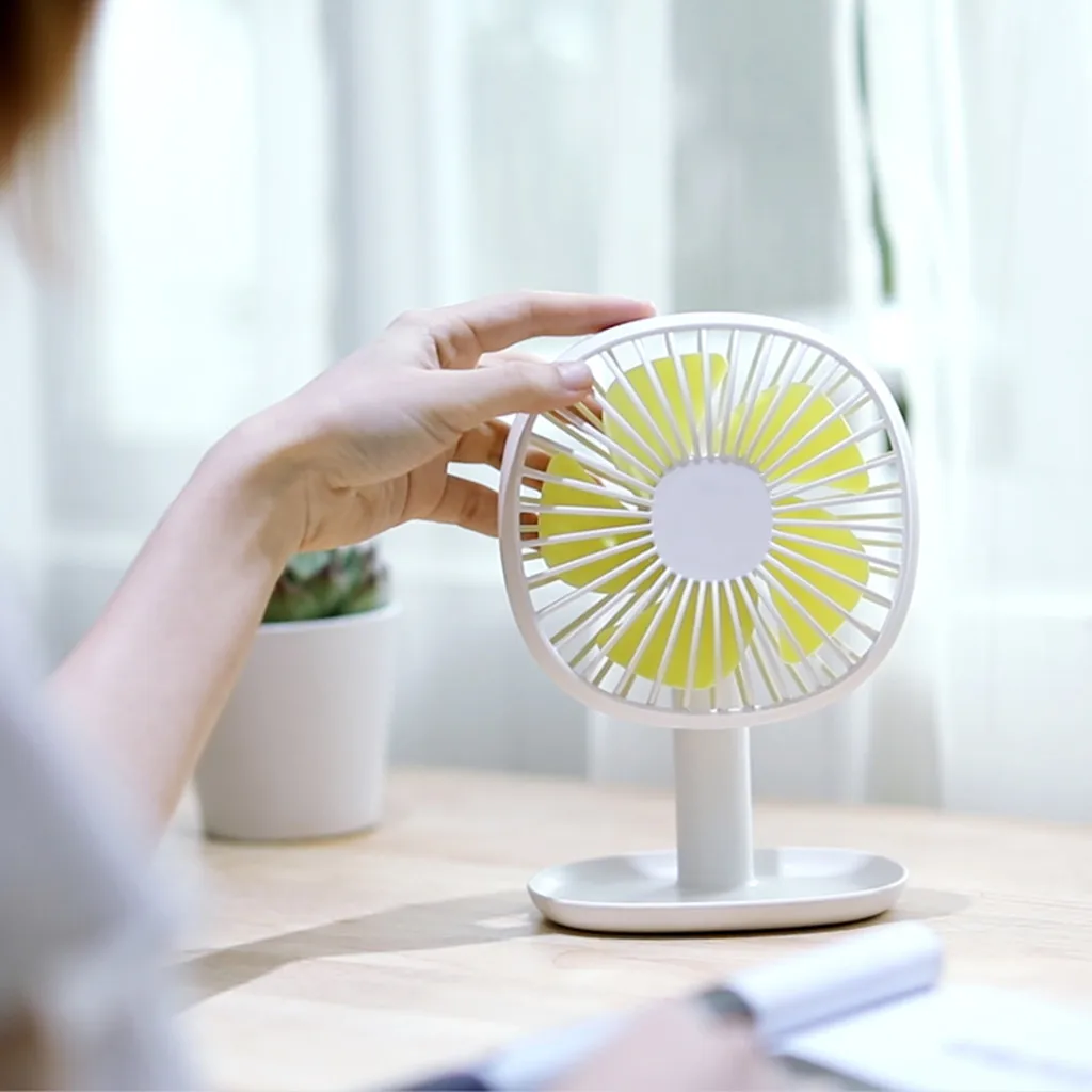 Цветной многофункциональный летний крутой переносной настольный вентилятор для