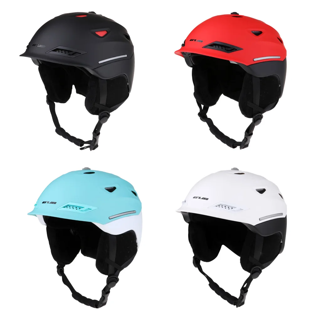 

Ski Snowboard Helmet for Unisex Adjustable Detachable Earmuffs Ventilation Control Comfortable Liner Ski Helmet