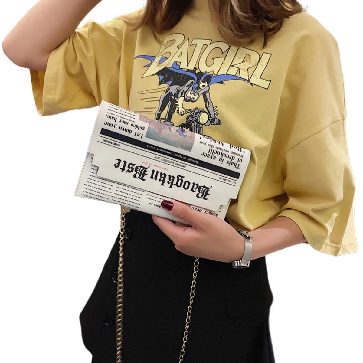 Новые модные стильные женские сумки Наплечные сетчатые красные забавные с