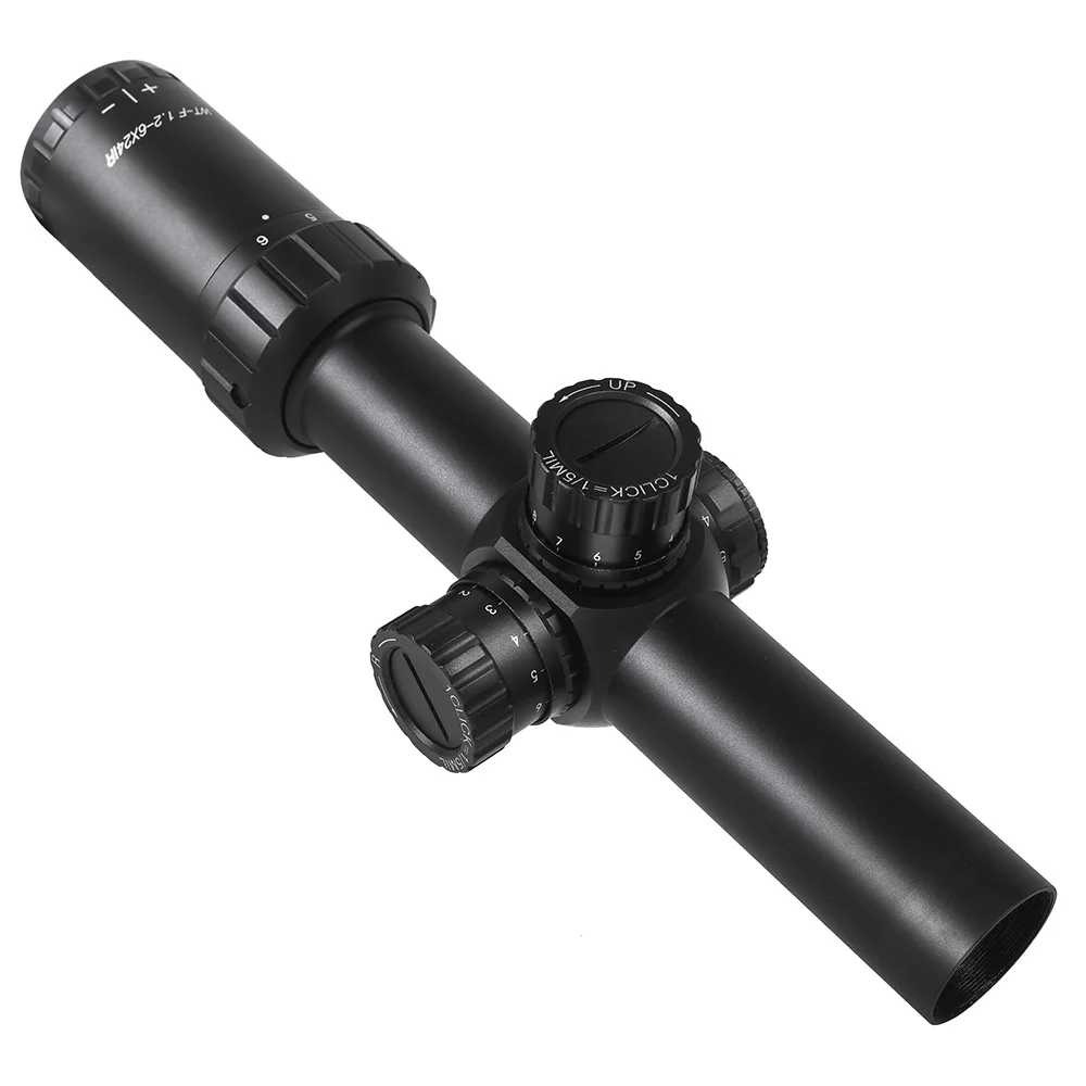 WESTHUNTER WT-F 1,2-6x24IR Quickdraw тактический, компактный прицел для охотничьей винтовки противоударный HD вид 30 мм трубка для ружья