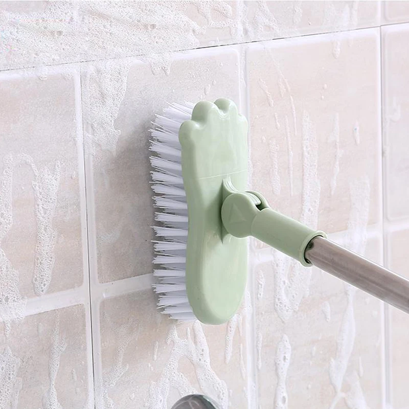 Телескопическая Ванная комната Длинные ручки жесткие щетинки щетка Скраб