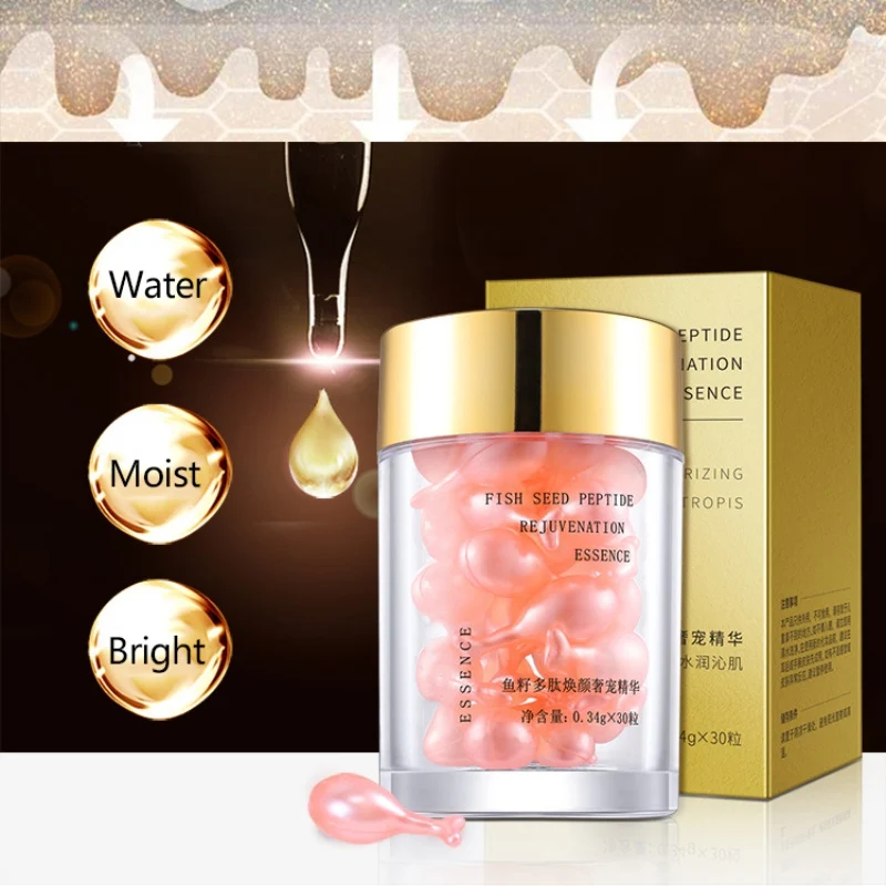 90Pcs Wrinkle Remove Face Care Vitamin E Extract Cream Whitening And Anti Aging Face Serum