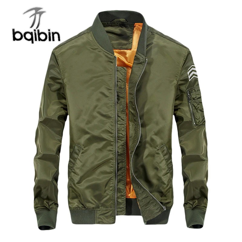 

Brand Military Jacket Men 2021 Casual Spring Mens Epaulet Baseball Jackets Male Bomber Flight Jacket Chaquetas Hombre Size S-3XL