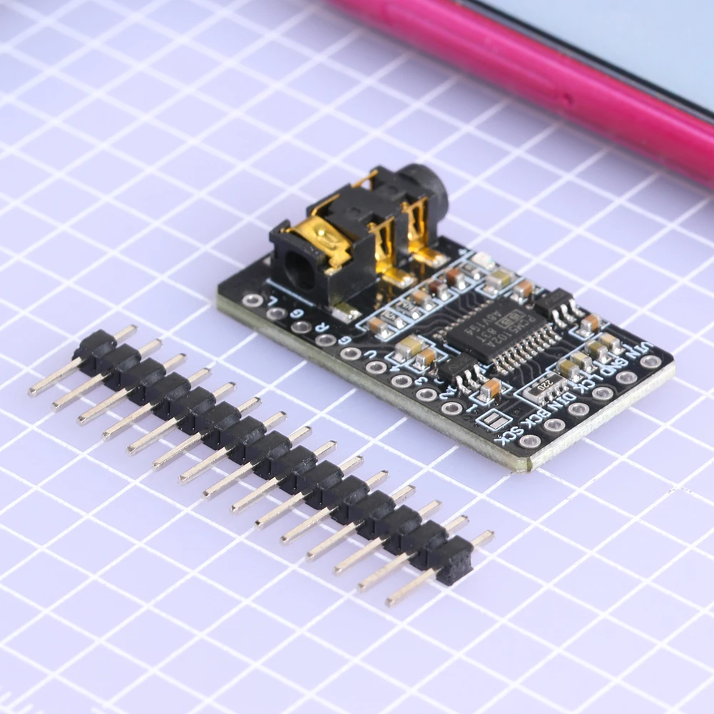 PCM5102 DAC Decoder Rechargeable Portable Speaker 3.5mm Stereo I2S Interface Player Wireless Module For Raspberry Pi | Электроника