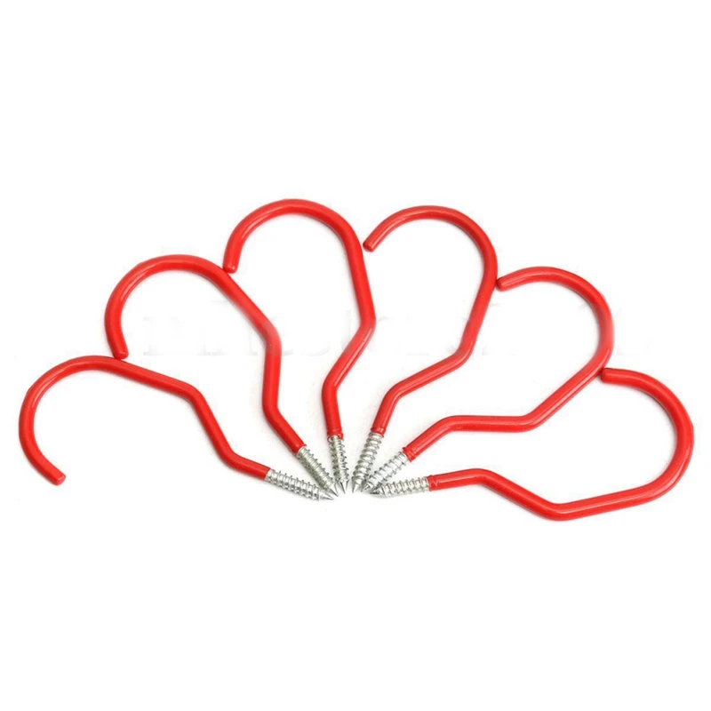 6 шт сверхмощные винтовые настенные крючки для хранения велосипедов гаражных