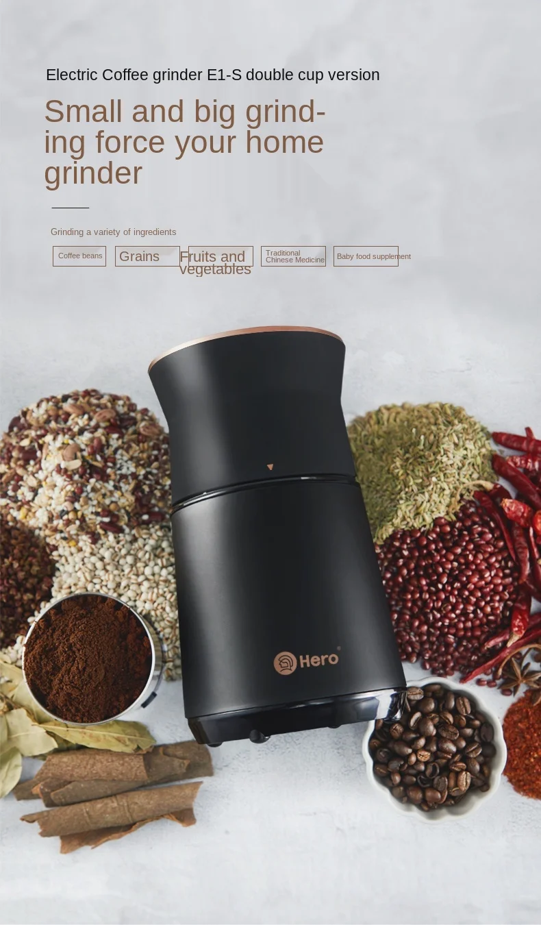 

zq Coffee Grinder Electric Coffee Bean Grinder Household Small Grinder Coffee Maker Mill