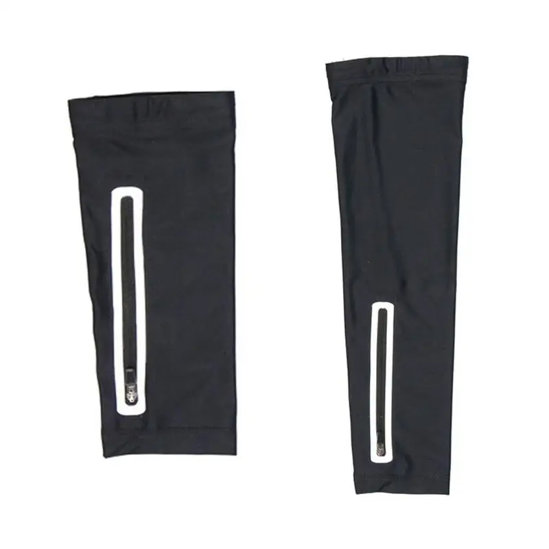 

Outdoor Sports Sunscreen Ice Sleeve Multifunctional Sleeve Phone Arm Pocket Sleeves Mobile Short Arm Zipper Seamless V3U4