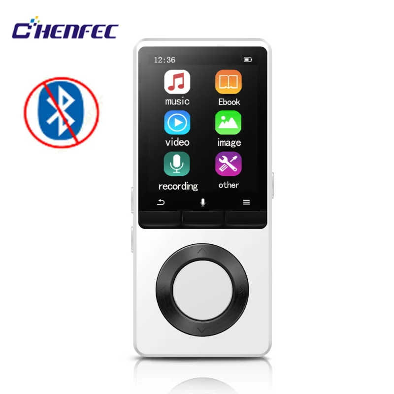 C2-white Mp3-плеер с Bluetooth, встроенный динамик, металлический музыкальный плеер без потерь с fm-радио, электронная книга для Walkman с поддержкой tf-карты до 128 ГБ - Цвет: C2-white