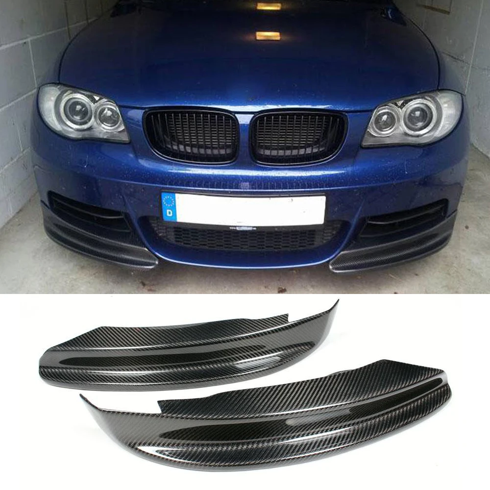 Передние бамперы из углеродного волокна/FRP разветвители для BMW 1 серии 128i 135i E82 M Sport