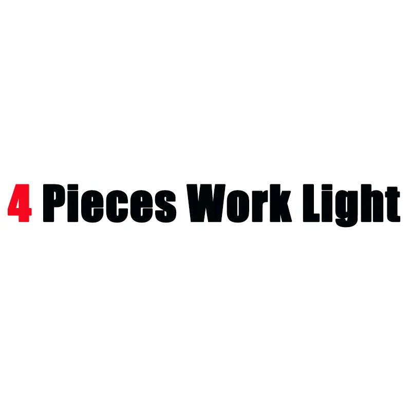 4PCS 72W Work Light 1-4 шт. 72 Вт 4x4 Светодиодный светильник для 12 В автомобиля внедорожник ATV Лодка Трактор автомобильный светильник внедорожный светодиодный светильник автомобильный светильник s комбинированный рабочий светильник - Цвет: 4PCS 72W Work Light