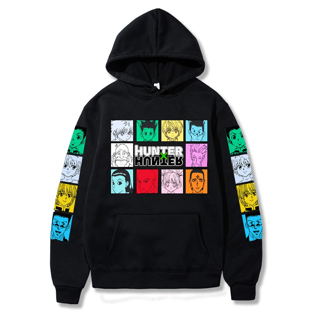 

Kawaii Hunter X Hunter Hoodies Men Sweatshirt Killua Zoldyck Anime Manga Hoodies Tops Clothes