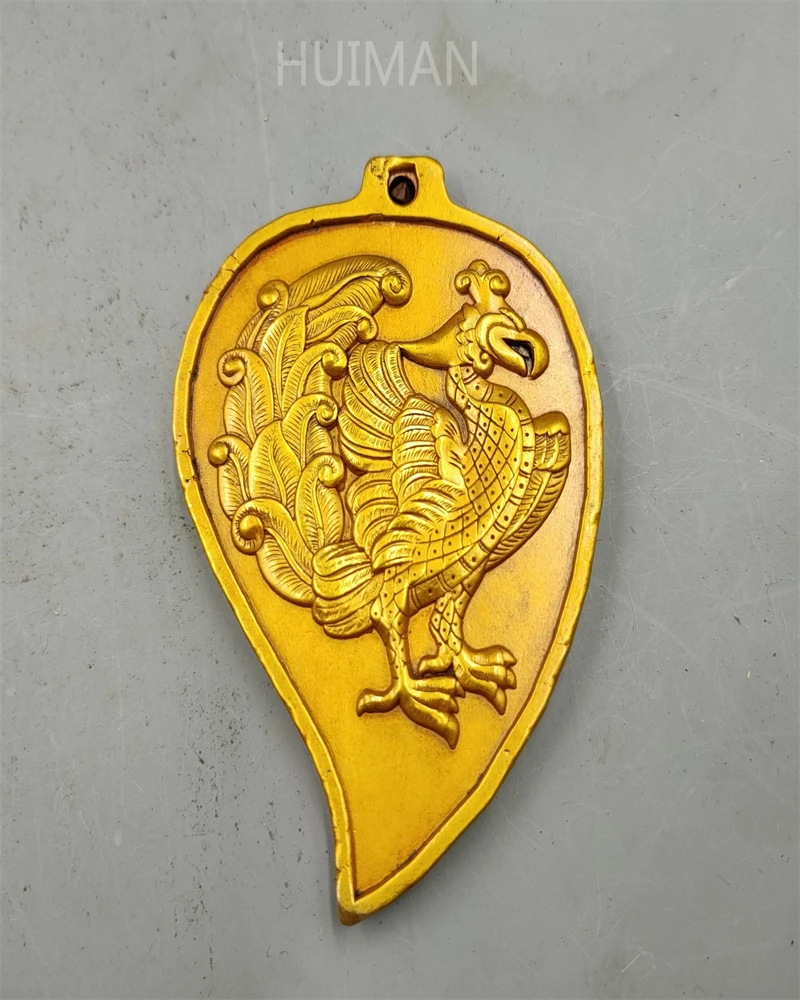 

Collection China Brass Antique Imitation Command The Bronze Medal Sculpture Metal Crafts Home Decoration#5