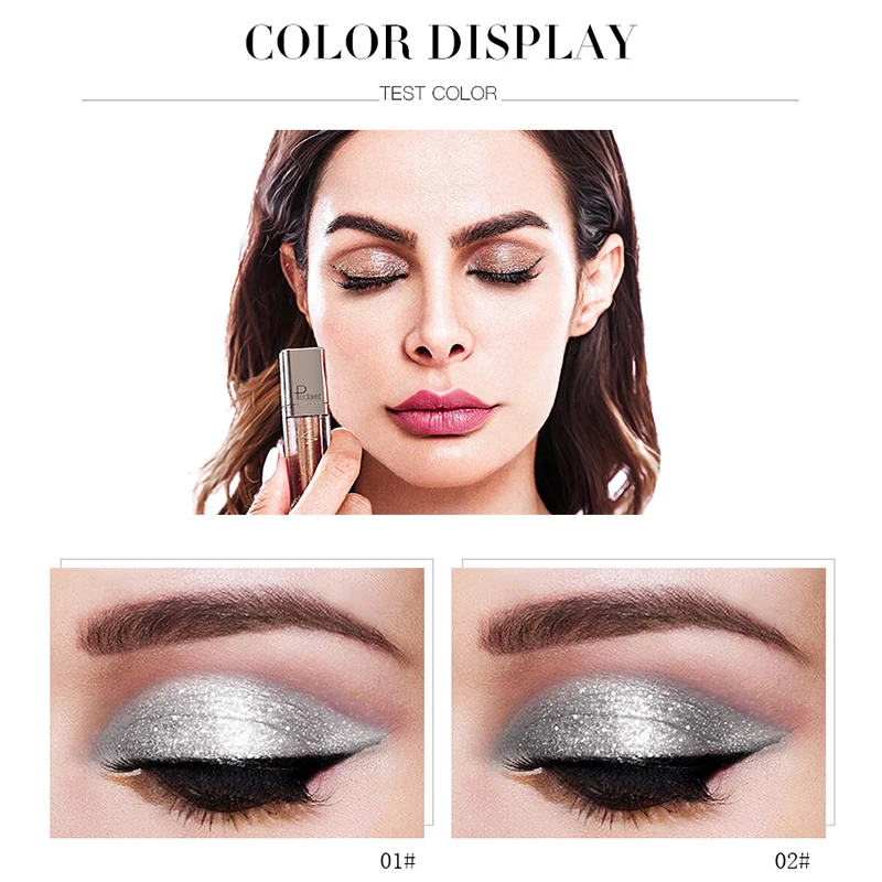 18 цветов стойкие водонепроницаемые Жидкие тени для век косметика красоты