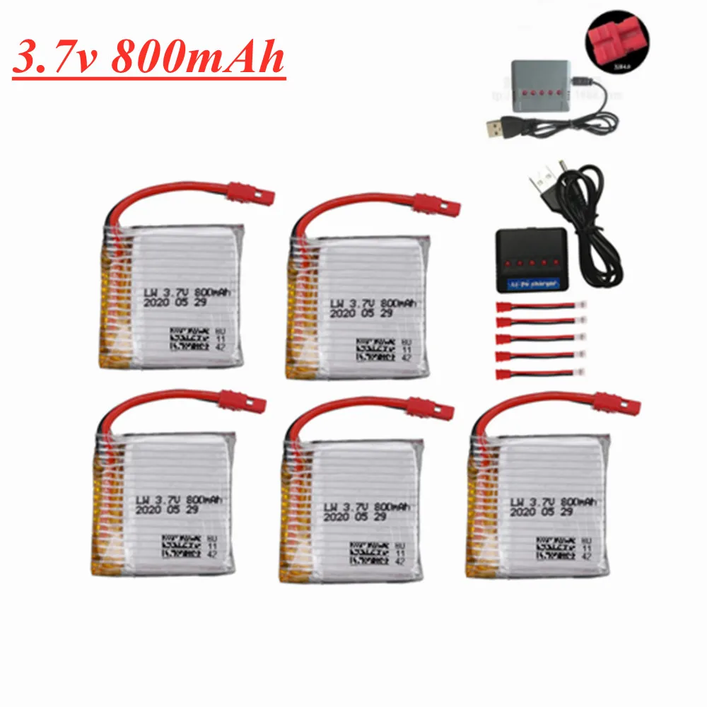 Литий-полимерный аккумулятор и зарядное устройство 3 7 в 800 мАч для SYMA X21 X21W x26 X26A