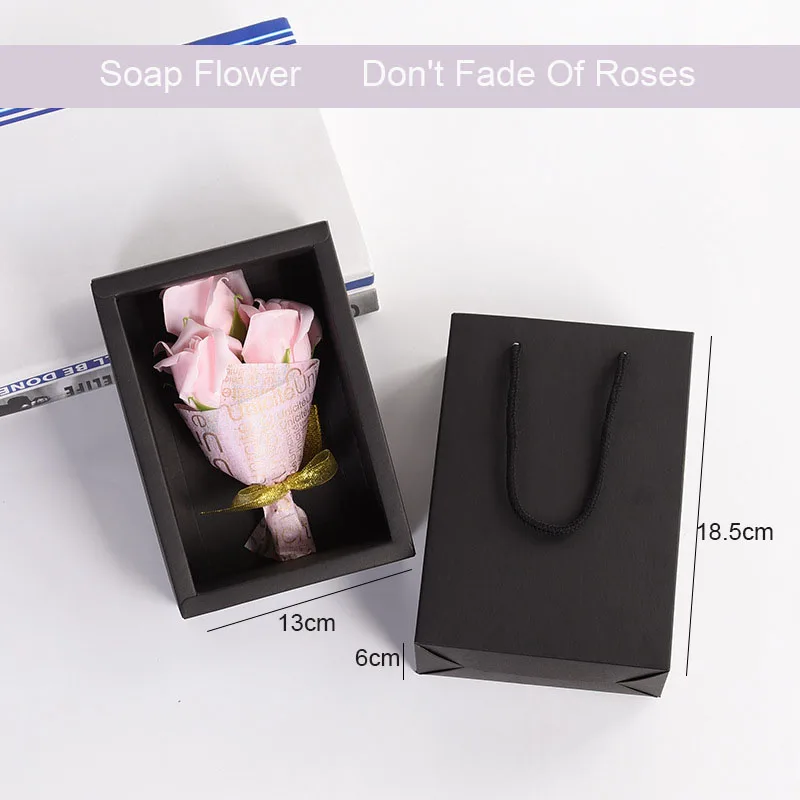 

Soap Flower Simulation Flower Bath Soap Roses Gift Box Home Decor Wedding Decoration Gift Guests Valentine's Day Birthday Party