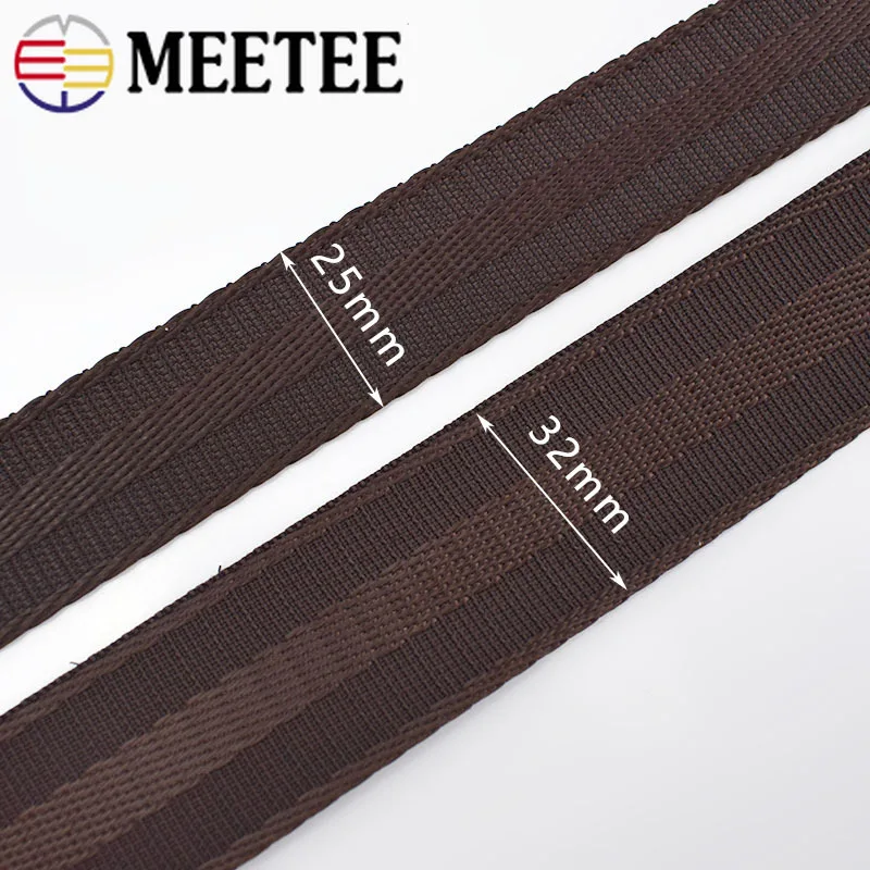 Meetee 44 метра 25-38 мм полиэстер нейлоновые лямки ленты DIY Безопасность сиденье