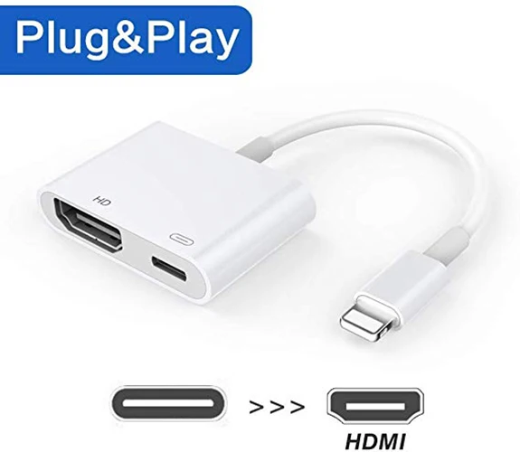 Y & H Lighting to HDMI адаптер для телефона 1080P цифровой av синхронизации экрана разъем