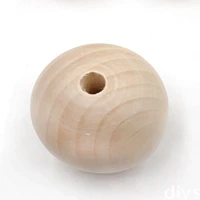 diy natural wood bead separator wood bead environmental protection round ball lead free charm4mm300pcs6mm100pcs