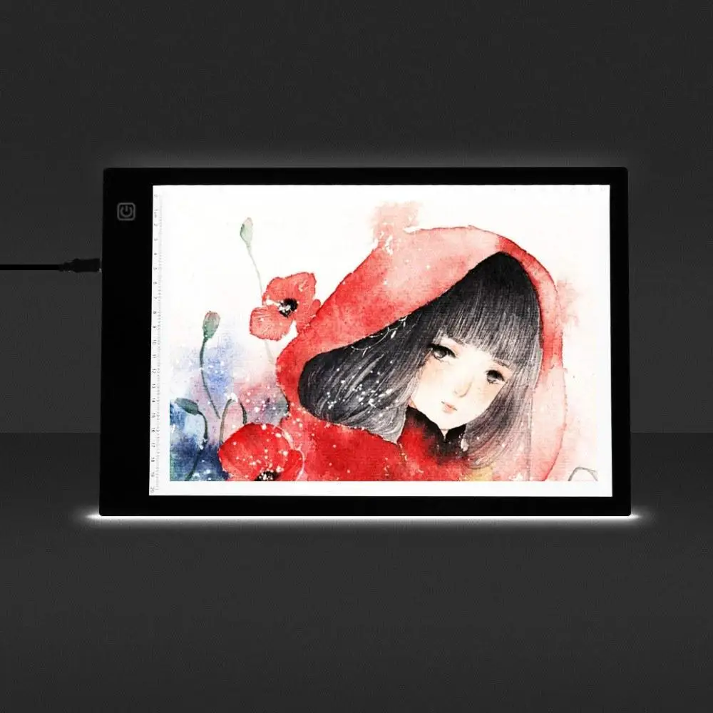 

Round Diamond Painting Drawing board A4 With scale Led Light Pad for Diamond Art Tools Led Lamp USB Diamond Embroidery Tool