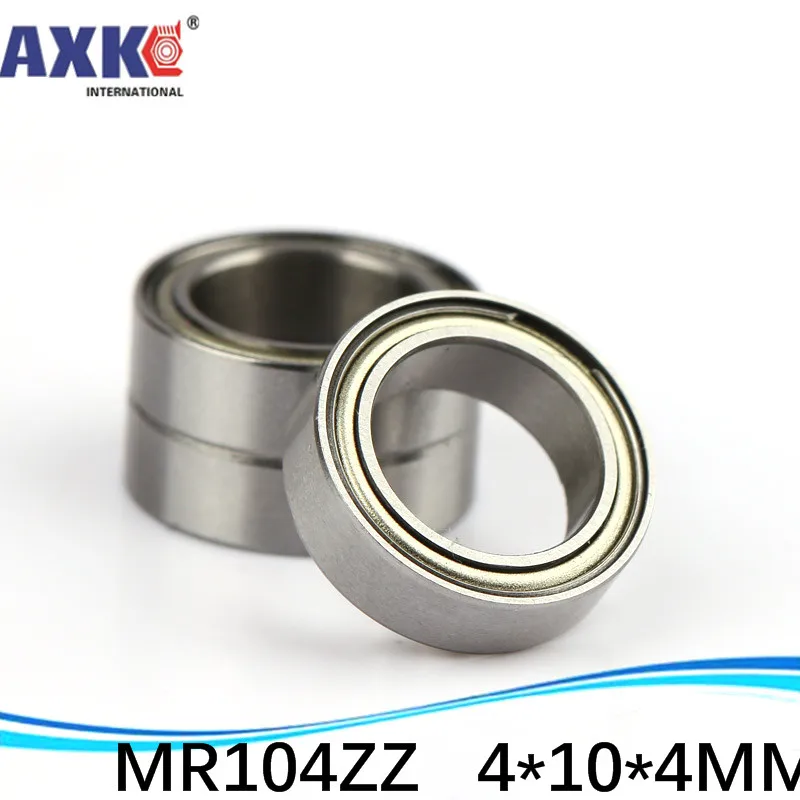 AXK бесплатная доставка MR104ZZ ABEC 5 4X10X4 мм Глубокие шаровые подшипники высокое
