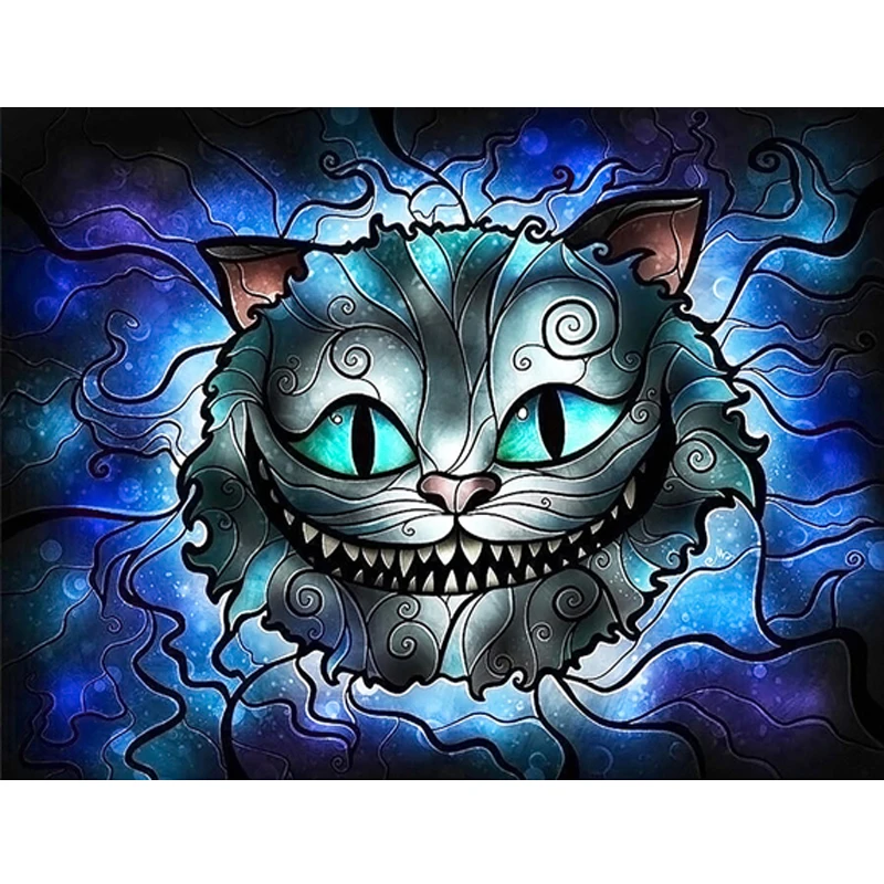 

Cat Diamond Painting Wonderland Embroidery Cross-Stitch Mosaic Gift Home-Decor